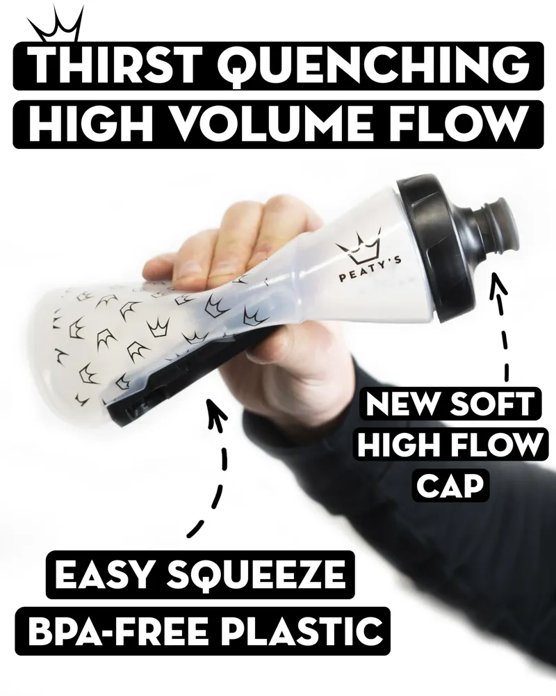 Peaty's x Fidlock Lockin Bottle System 600ml in Crown/Clear-4