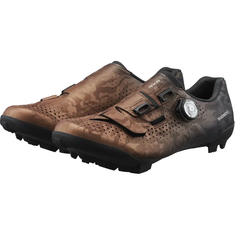 Shimano RX800 Gravel Shoes Size 42 in Bronze-1