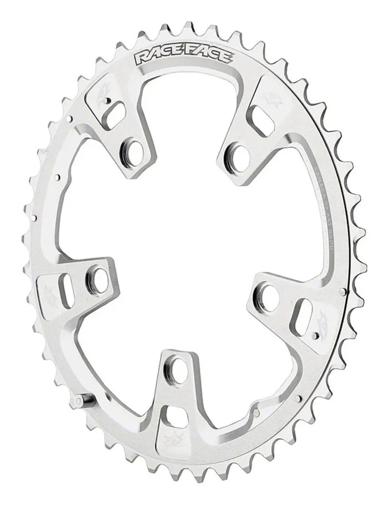 Race Face 44T Outer Chainring 94 BCD 5 Arm NOS in Silver