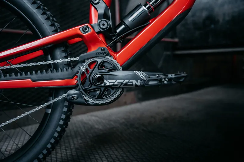 Nukeproof Dissent Carbon Pro 297 GX DH7 Downhill Bike In Red-2