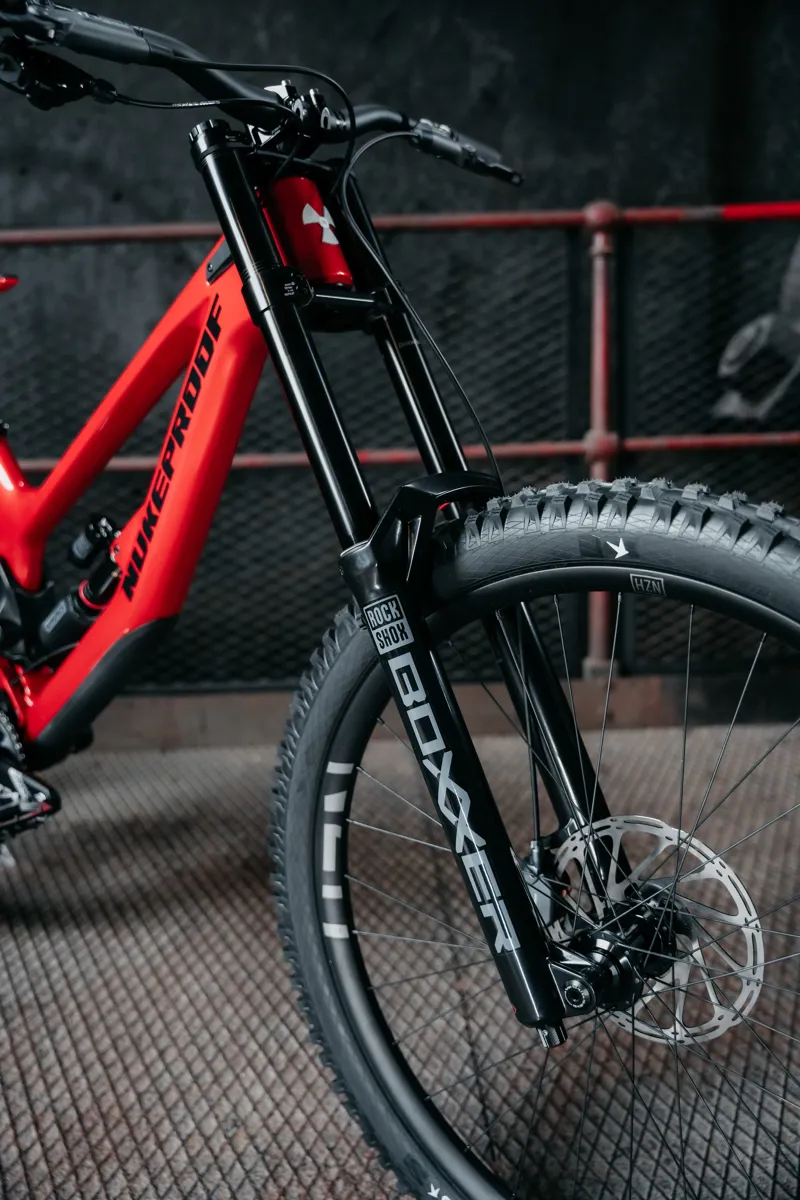 Nukeproof Dissent Carbon Pro 297 GX DH7 Downhill Bike In Red-5