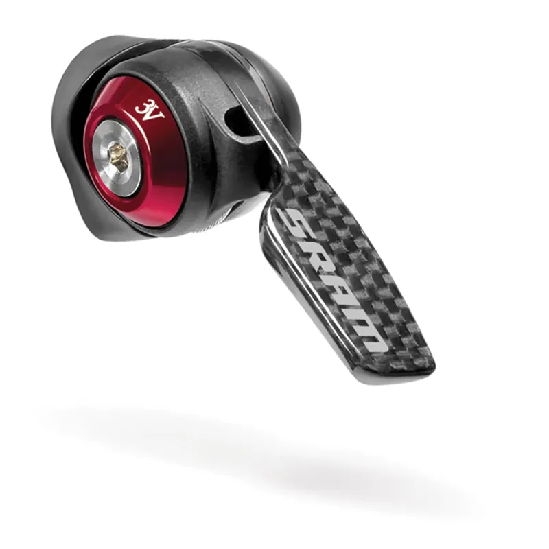 SRAM TT900 Shifter Set 10 Speed Carbon NOS in Black and Red