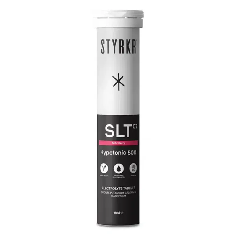 STYRKR - SLT07 Hypotonic 500Mg Sodium Hydration 12 Tablets in Mild Berry
