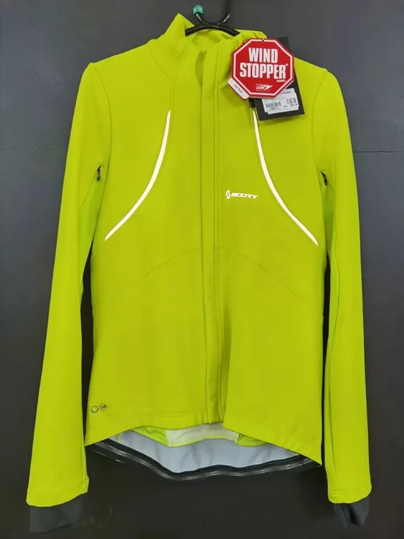 Scott AS Plus Premium Jacket Medium in Lime Green/Black-1