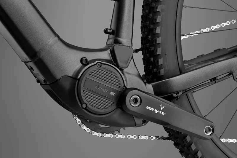 Whyte Secta-E Electric Mountain Bike in Matt Gunmetal -4