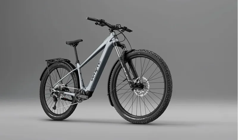 Whyte Secta-E SUV Electric Trekking and Trail Bike in Matt Dark Silver -1