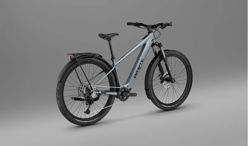 Whyte Secta-E SUV Electric Trekking and Trail Bike in Matt Dark Silver -2