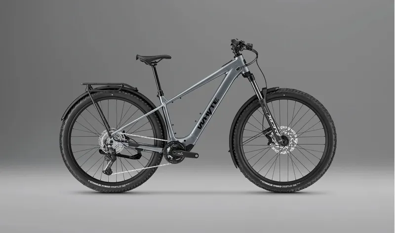 Whyte Secta-E SUV Electric Trekking and Trail Bike in Matt Dark Silver -3