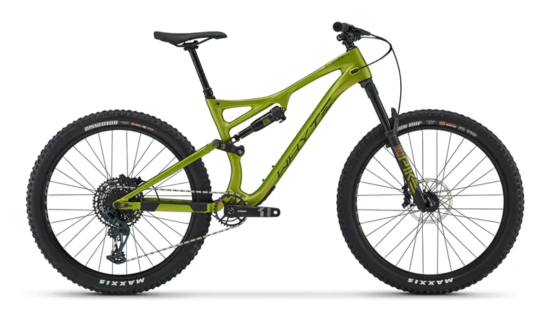 Whyte T-140C R Full Suspension Trail Bike in Matt Olive