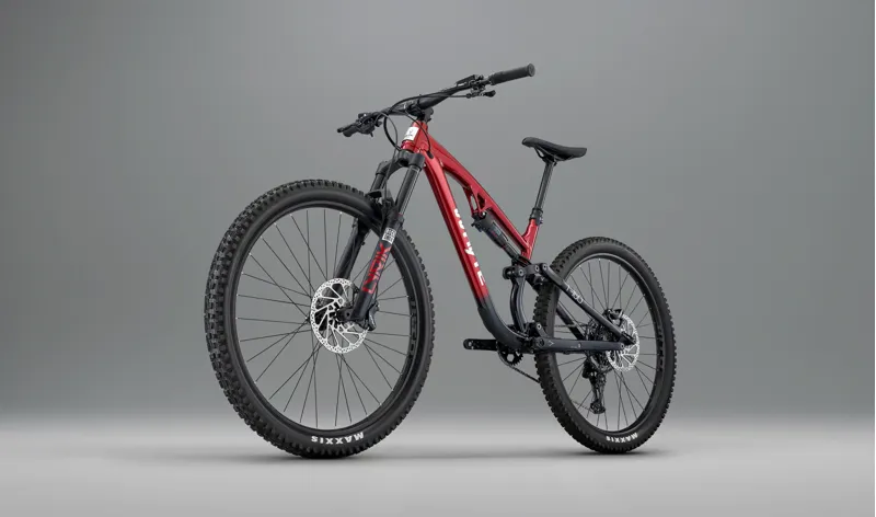 Whyte T-160 S Enduro Mountain Bike in Gloss Metallic Red with Matte Black-2