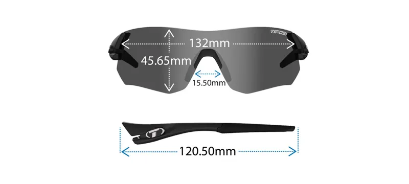 Tifosi Tsali Interchangeable Lens Sunglasses in Black-2