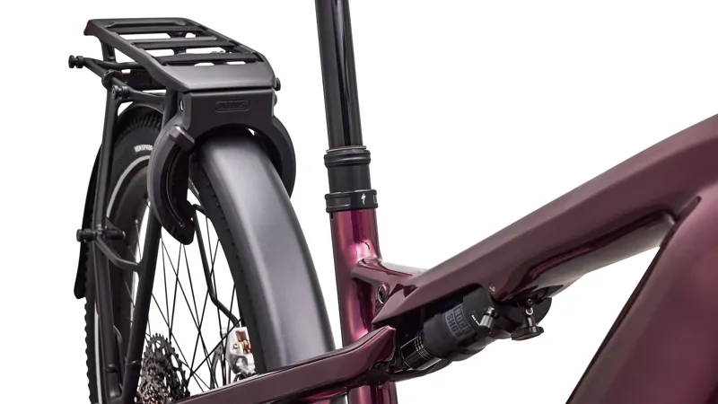 Specialized Turbo Vado 3 X 5.0 eHybrid Bike in Gloss Bordeaux Metallic/Sandstone -5