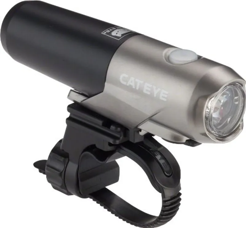 CatEye Volt 300 Front Light USB Cradle w Two Cartridge Batteries in Black