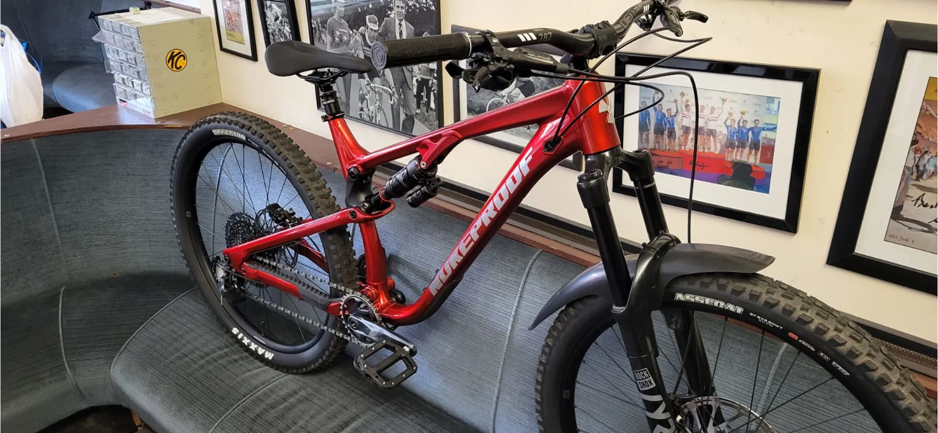 Nukeproof Reactor 275 Pro Alloy Large Second Hand in Rosso Red