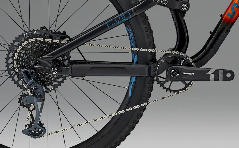 Whyte T-140 RS Mountain Bike in Tiger Orange-3