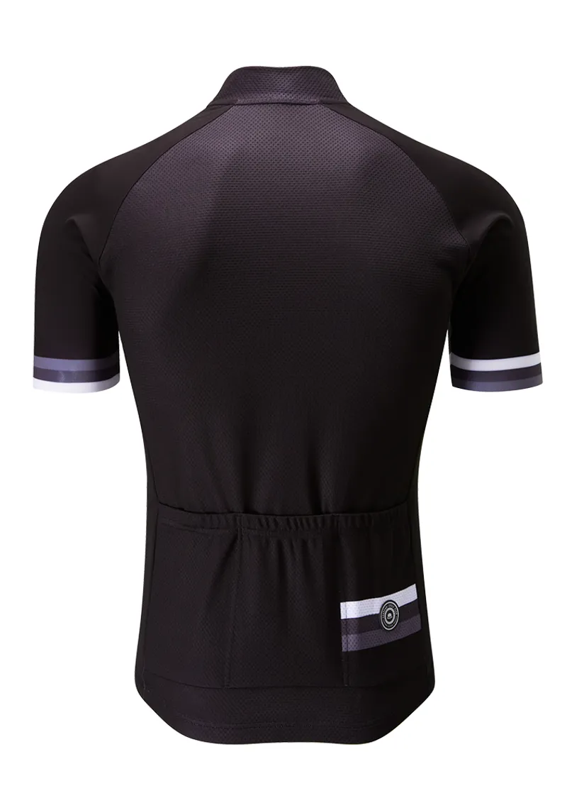Chapeau Mens Club Jersey SS in Stripe Black-2