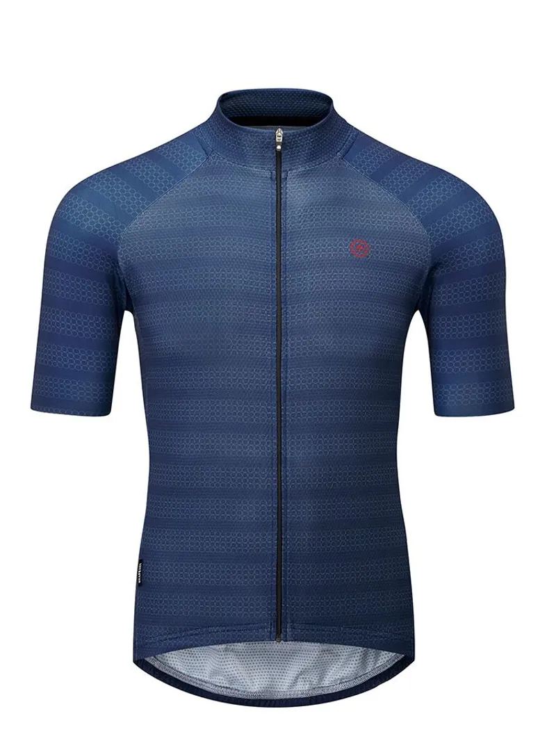 Chapeau Mens Club Jersey SS  Logo in Cobalt