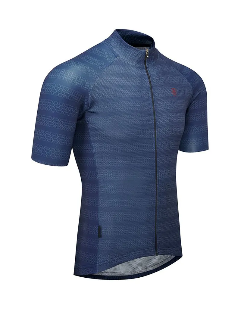 Chapeau Mens Club Jersey SS  Logo in Cobalt-1