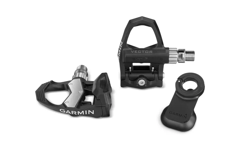 Garmin Vector 2S Power Meter 12-15mm Single Sided Pedals in Black