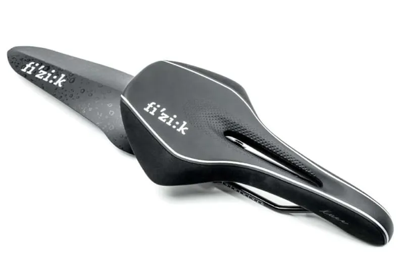 Fizik Women's Luce S-Alloy Saddle Large inc Mudguard in Black