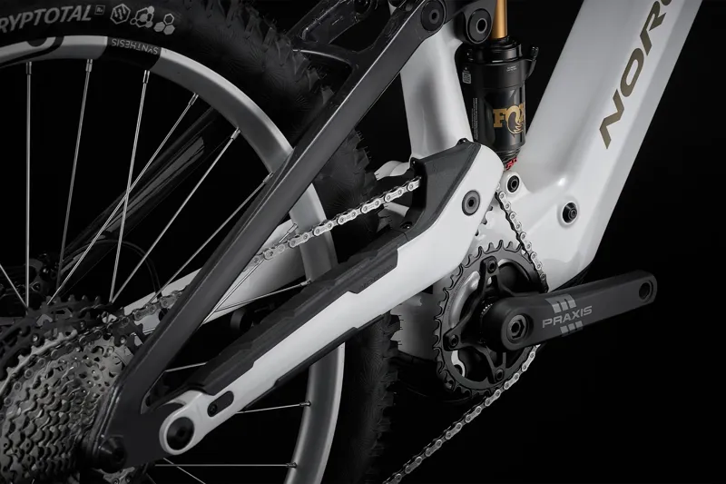 Norco Range VLT CX C1 EBike in White/Raw White-8