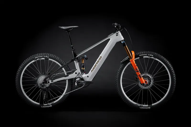 Norco Range VLT CX C1 EBike in White/Raw White-1