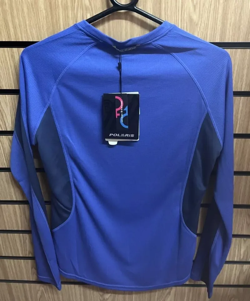 Polaris Bike Wear Bamboo Tech LS Base Layer in Purple-1