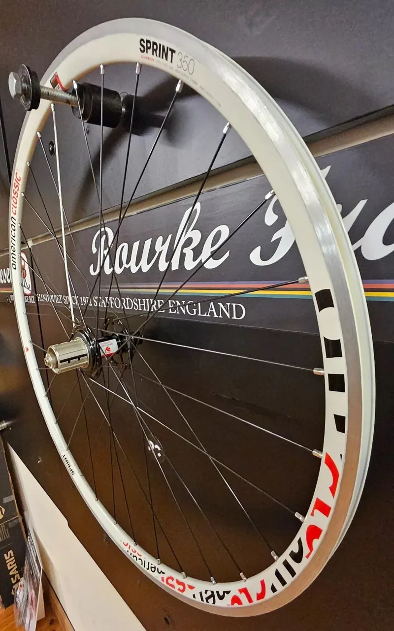 American Classic Sprint 350 700c Road Wheelset in White-3