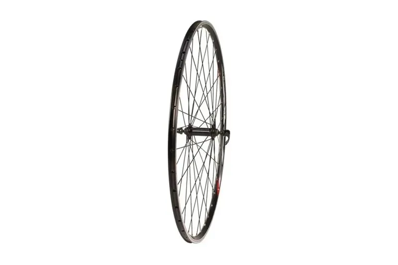 Raleigh 700c Q/R Mach1 CFX2013C Front Rim Brake Wheel in Black/Silver