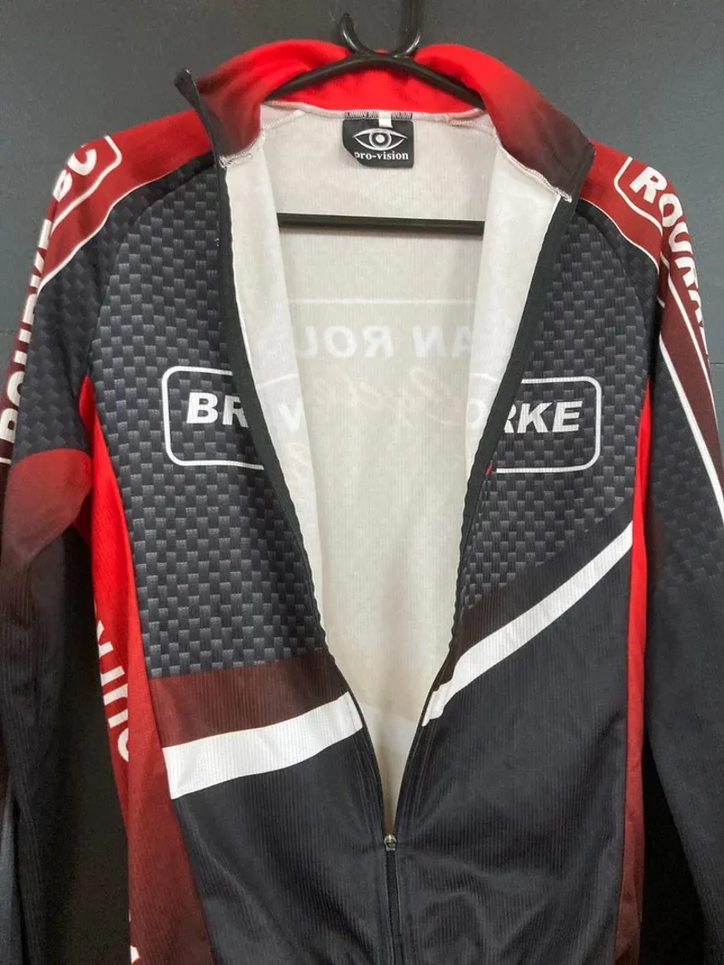 Brian Rourke Long Sleeve Jersey in Black/Red-3