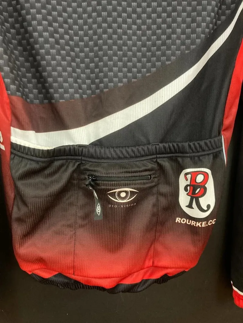 Brian Rourke Long Sleeve Jersey in Black/Red-4