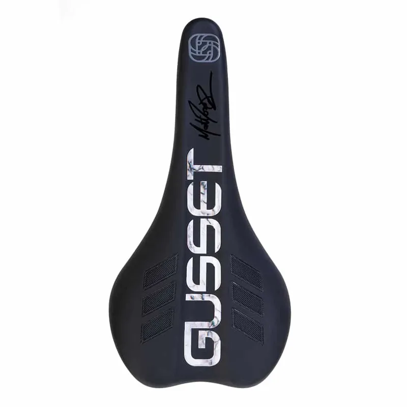 Matt Jones S2 AM Saddle in Black with Grey Marble-1