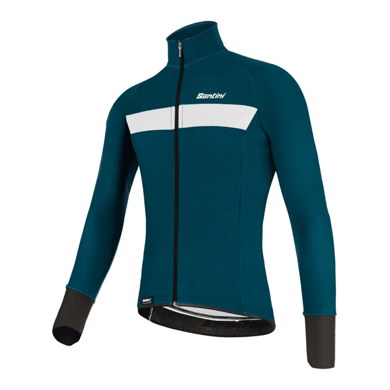 Santini Vega H2O Long Sleeve Jersey in Teal-1
