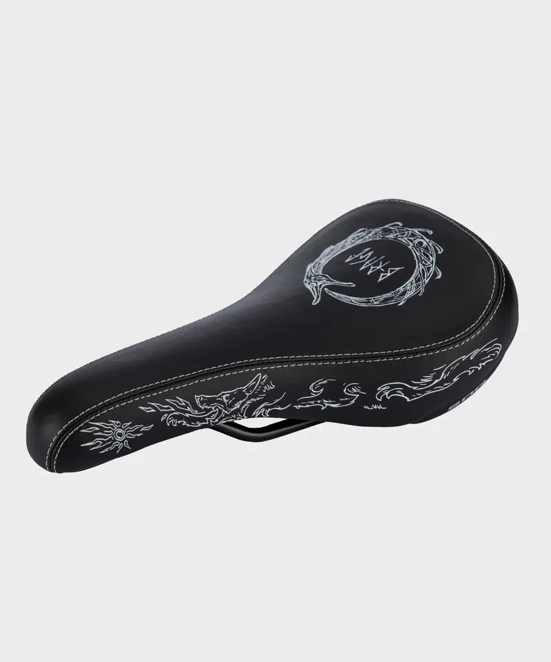SDG Apollo RL Cro-Mo Saddle  B-Rage  in Black/ White-1