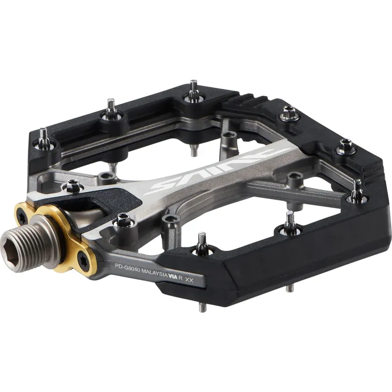 Shimano Saint PDG8040 Flat Pedals in Black-2