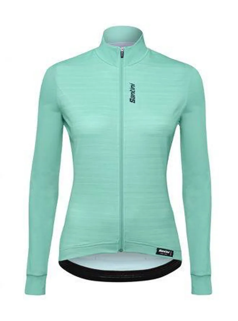 Santini 365 Scia Long Sleeve Women's Jersey Water in Blue-1