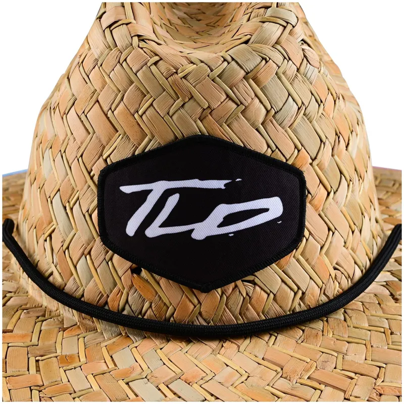 Troy Lee Designs Straw Hat in Lucid White/Black-2