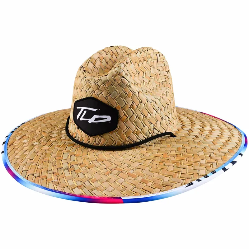 Troy Lee Designs Straw Hat in Lucid White/Black
