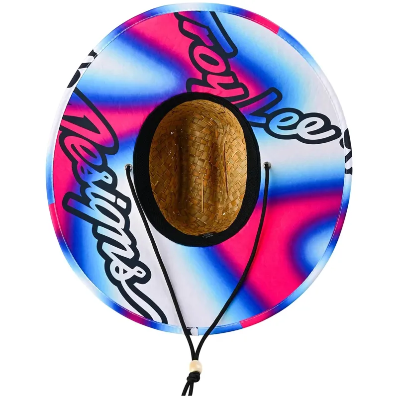 Troy Lee Designs Straw Hat in Lucid White/Black-3