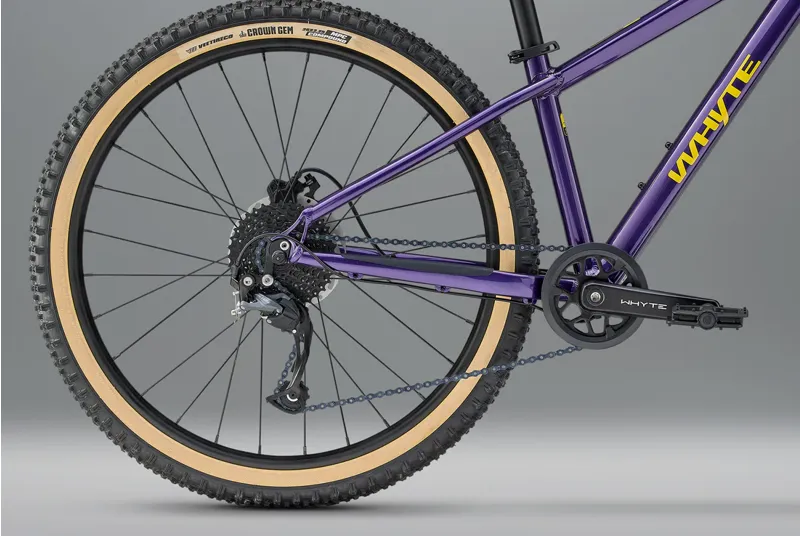 Whyte Bikes Secta 26 Youth Mountain Bike in Gloss Purple/Yellow-3