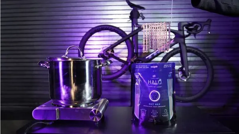 Finish Line Halo Hot Wax 600g Granular Boil Bag in Blue-2