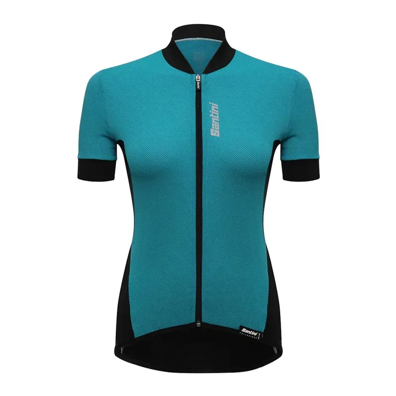 Santini Brio Short Sleeved Womens Jersey in Blue