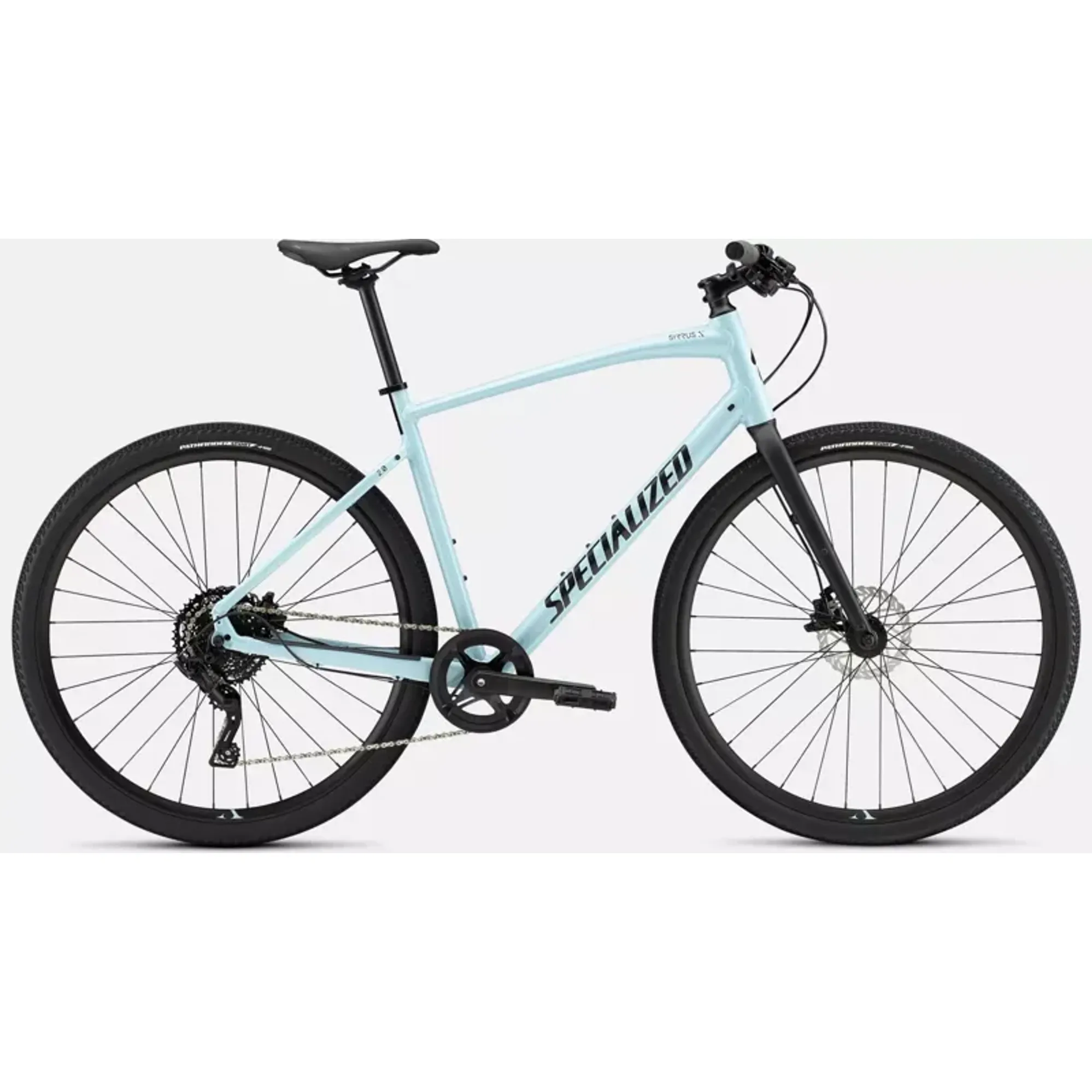 Specialized Sirrus X Hybrid Bike in Arctic Blue