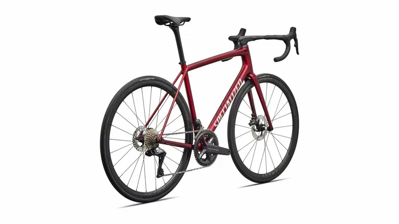 Specialized Aethos 2 Pro Shimano Ultegra Di2 Road Bike in Red Sky/Chrome-2