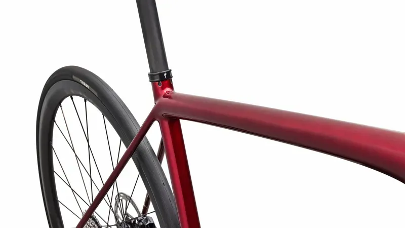 Specialized Aethos 2 Pro SRAM Force AXS Road Bike in Red Sky/Chrome-5