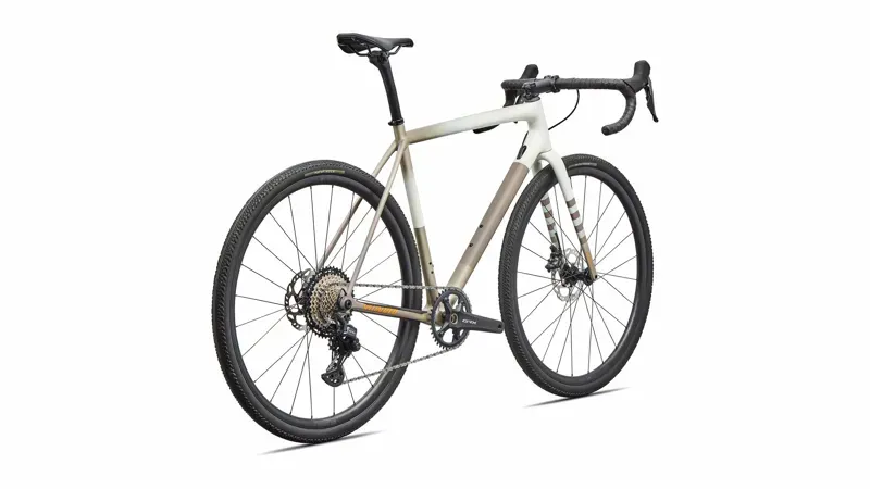 Specialized Crux Comp Gravel Bike in Dune White/Sandstone/Desert/Orange Zest-2