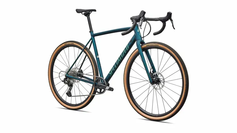 Specialized Crux DSW Comp Gravel Bike in Emerald Metallic/Fjord-1
