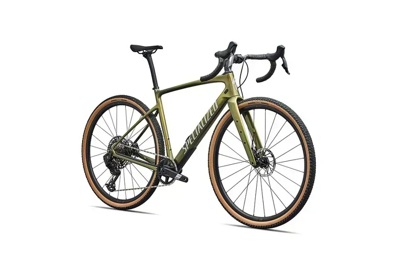 Specialized Diverge 4 Comp Carbon SRAM Apex AXS/S1000 Gravel Bike in Laurel Green/Dolomite-1