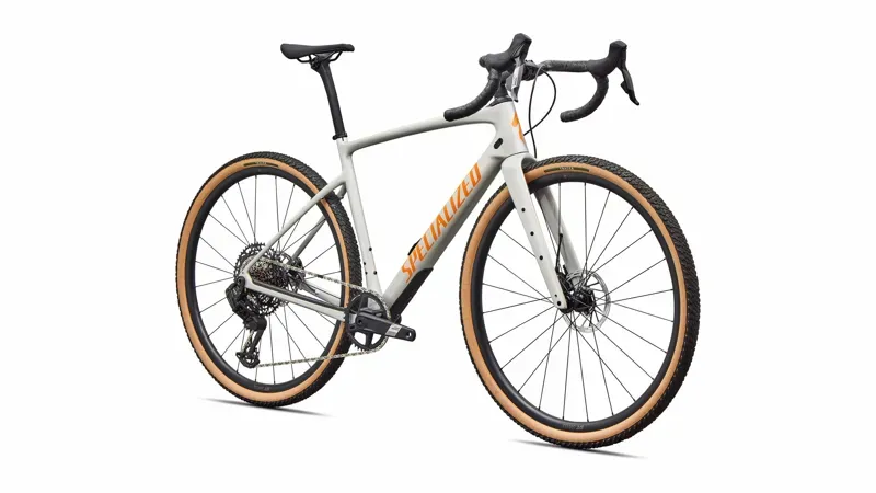 Specialized Diverge 4 Comp Carbon SRAM Apex AXS/S1000 Gravel Bike in Dolomite/Orange Zest-1