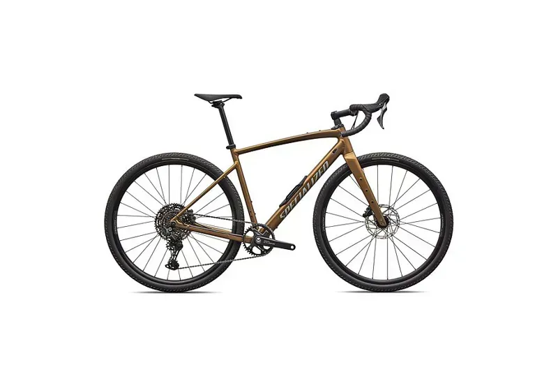 Specialized Diverge 4 Sport Alloy Shimano CUES Gravel Bike in Burnt Gold/Shadow Silver-3
